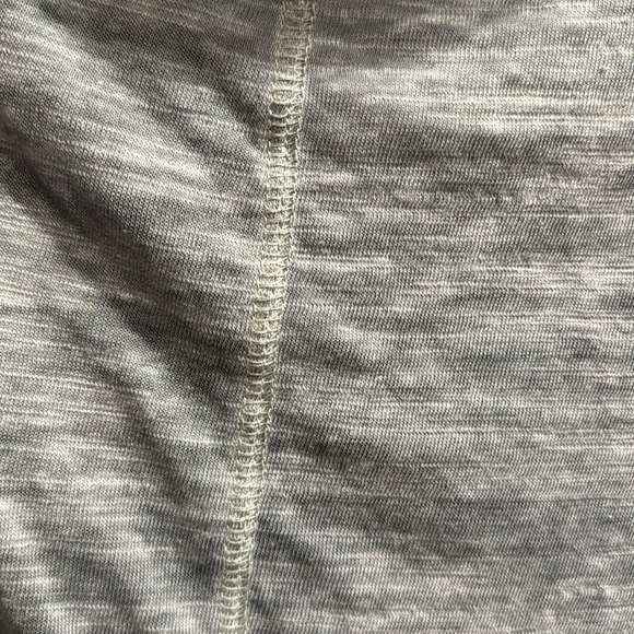 We The Free People Astrid Convertible Neck Oversize T-Shirt Blue Gray Spacedye - Picture 5 of 5